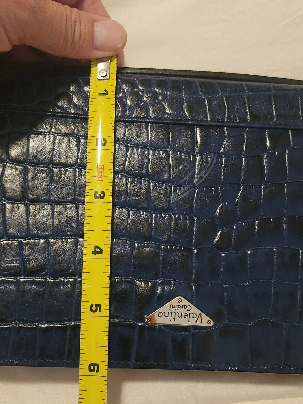 Valention Cardini Top Handle Clutch Bag